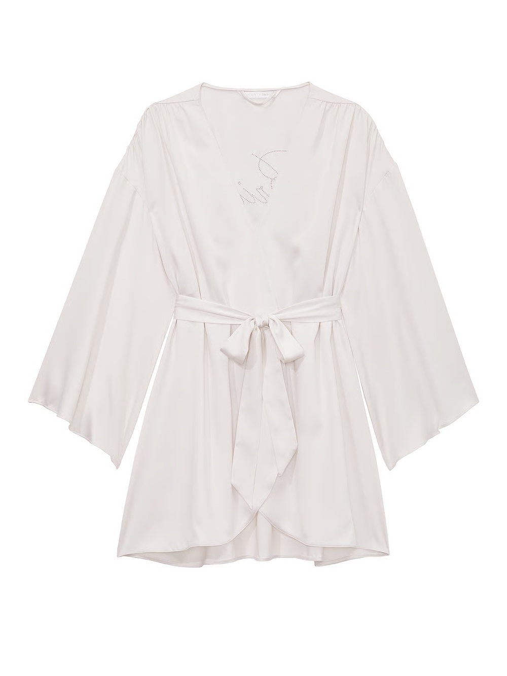 Victoria's Secret
Bride Embellished Satin Short Robe - Picture 4 of 7